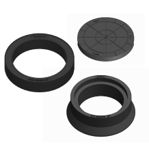 Riser rings, cones and covers